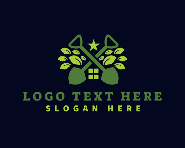 Grass Cutting logo example 1