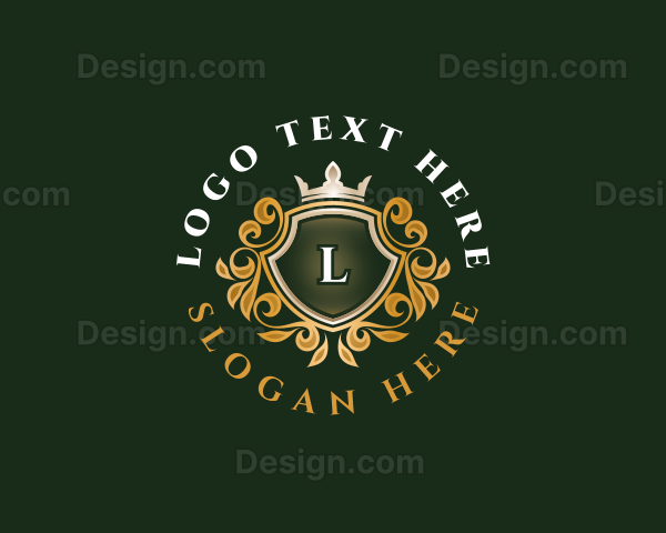 Luxury Crown Crest Logo