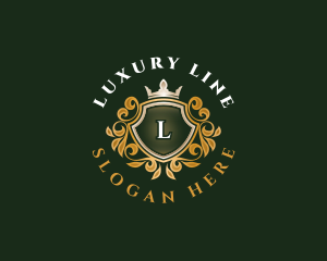 Luxury Crown Crest logo design