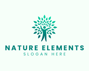 Nature Human Tree logo design