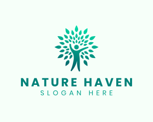 Nature Human Tree logo design