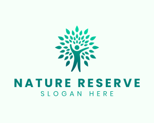 Nature Human Tree logo design