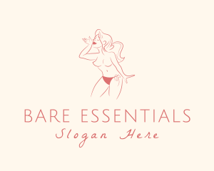 Nude Sexy Woman logo