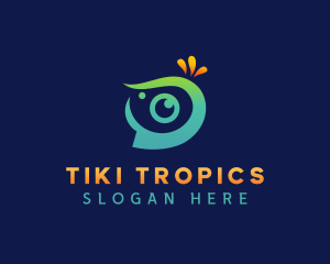 Tropical Eye Camera logo design