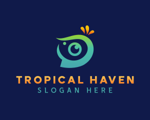 Tropical Eye Camera logo design