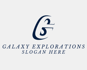 Serif Slant Company logo design