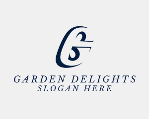 Serif Slant Company logo design