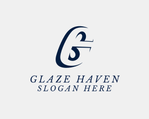 Serif Slant Company logo design