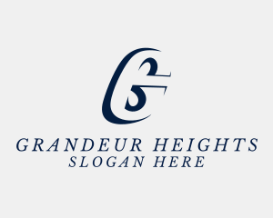 Serif Slant Company logo design