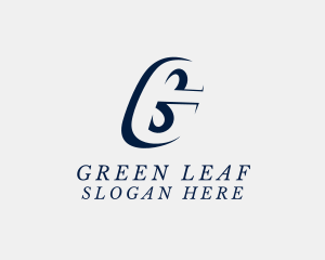 Serif Slant Company logo design