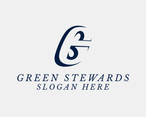 Serif Slant Company logo design