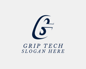 Serif Slant Company logo design