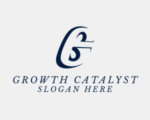 Serif Slant Company logo design