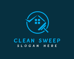 House Check Window Cleaner logo design