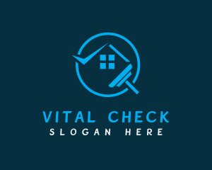 House Check Window Cleaner logo design