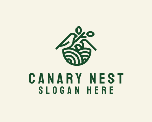 Bird Family Nest logo design