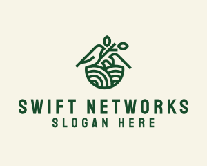 Bird Family Nest logo