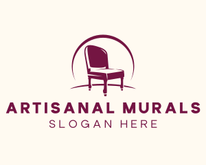 Seat Chair Furniture logo design