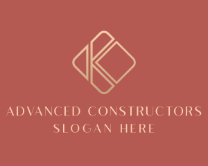 Elegant Company Letter K logo design