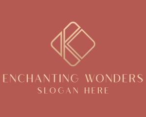 Elegant Company Letter K logo design