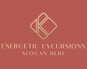 Elegant Company Letter K logo design