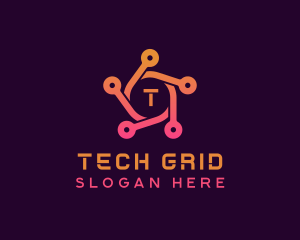 Tech Circuit Software logo design