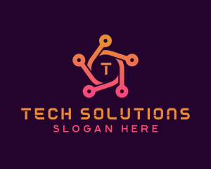 Tech Circuit Software logo design