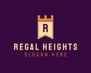 Royal Regal Banner Monarch logo design