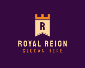 Royal Regal Banner Monarch logo design