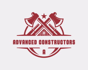 Carpentry Builder Tools logo design