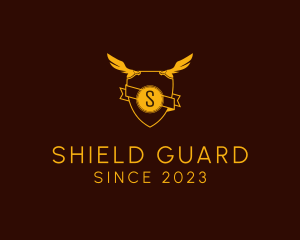 Eagle Wing Shield logo design