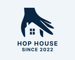 Hand House Renovation  logo design