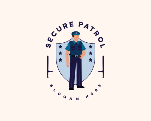 Police Officer Baton logo