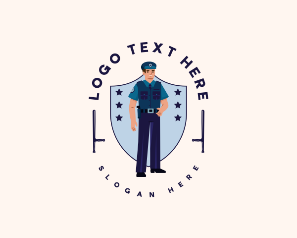 Policeman logo example 2