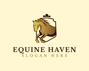 Luxury Equine Horse logo design