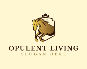Luxury Equine Horse logo design