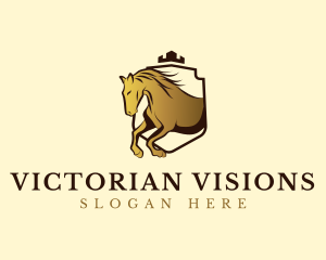 Luxury Equine Horse logo design