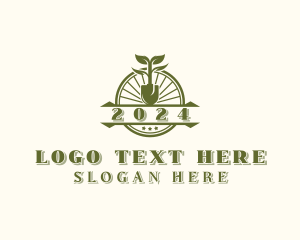 Wheel Tree Shovel Logo