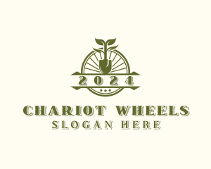 Wheel Tree Shovel logo design