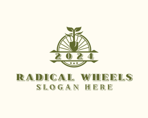 Wheel Tree Shovel logo design