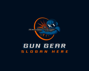 Soldier Gun Gaming logo design