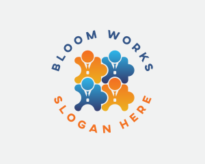 Puzzle People Employee logo design