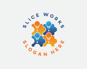 Puzzle People Employee logo design