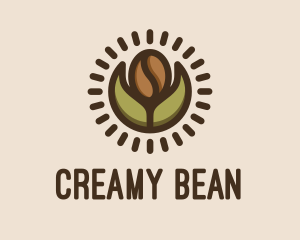 Coffee Bean Leaf logo design