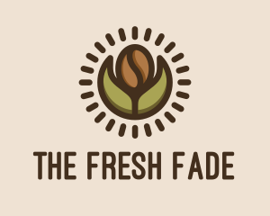 Coffee Bean Leaf logo design