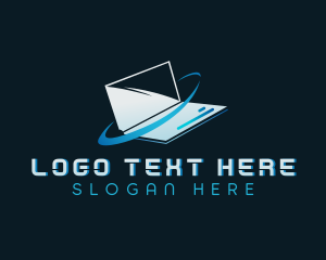 Graphics - Computer Laptop Tech logo design