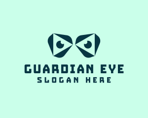 Virtual Reality Eyes logo design