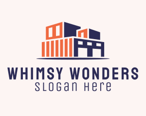 Storage Warehouse Building Logo