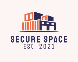 Storage Warehouse Building logo design