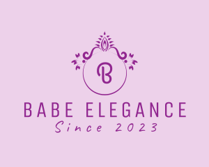 Victorian Elegant Ornament Boutique logo design